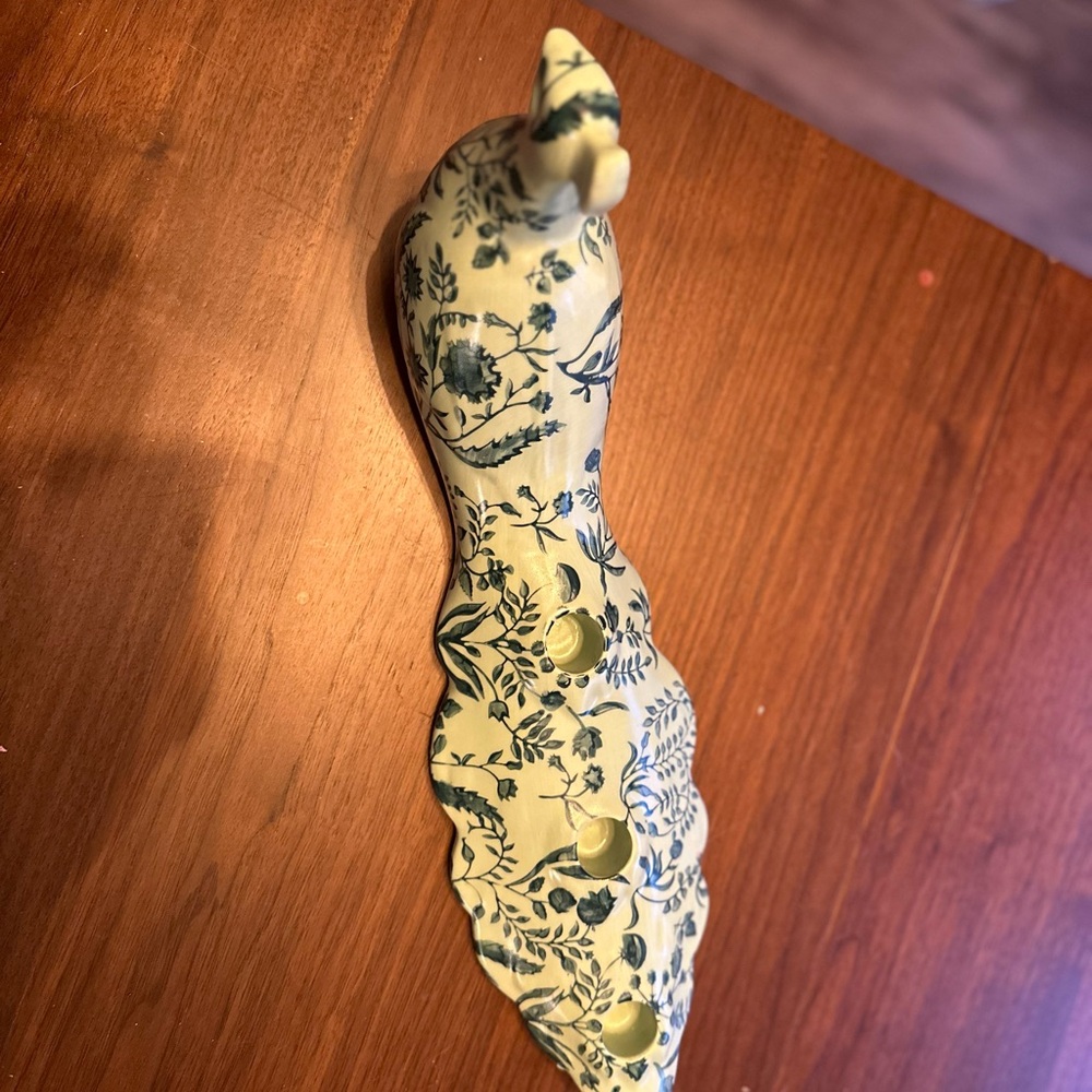 Anthropologie Peacock Candle Holder - Picture 3 of 5